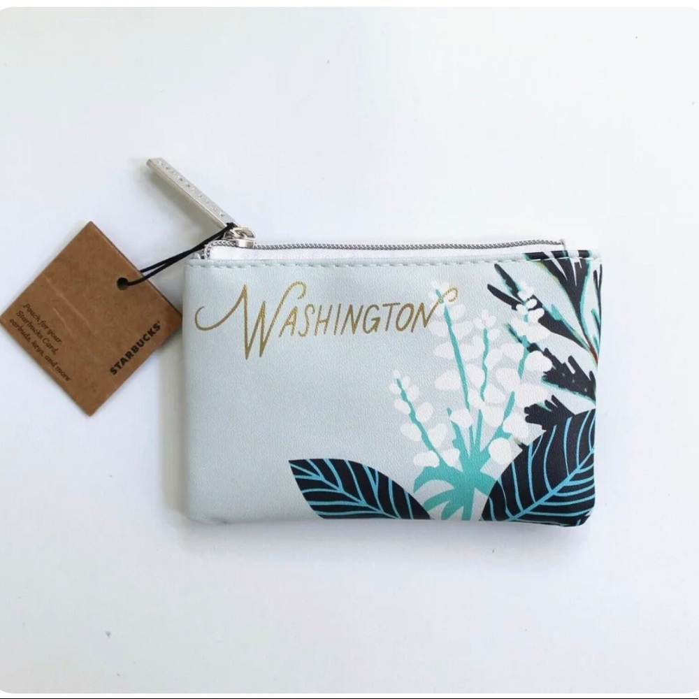 Starbucks Washington zip coin bag